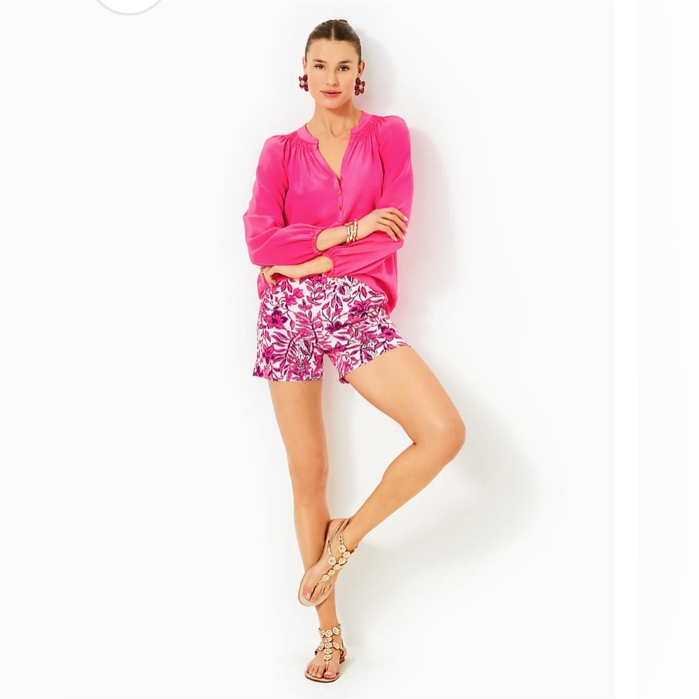 NWT Lilly Pulitzer Sz 6 GRETCHEN HICH RISE 5" Shorts